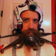 Illustration for article titled Beard Leader is standing by in his X-Wing made of facial hair